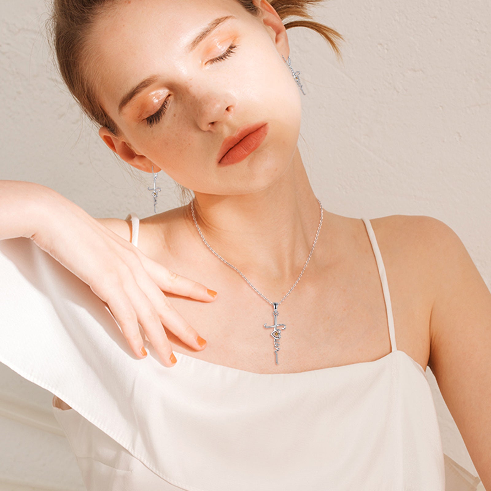 Cross Earrings for Women 925 Sterling Silver Mustard Seed Earrings for Women Hope Jewelry