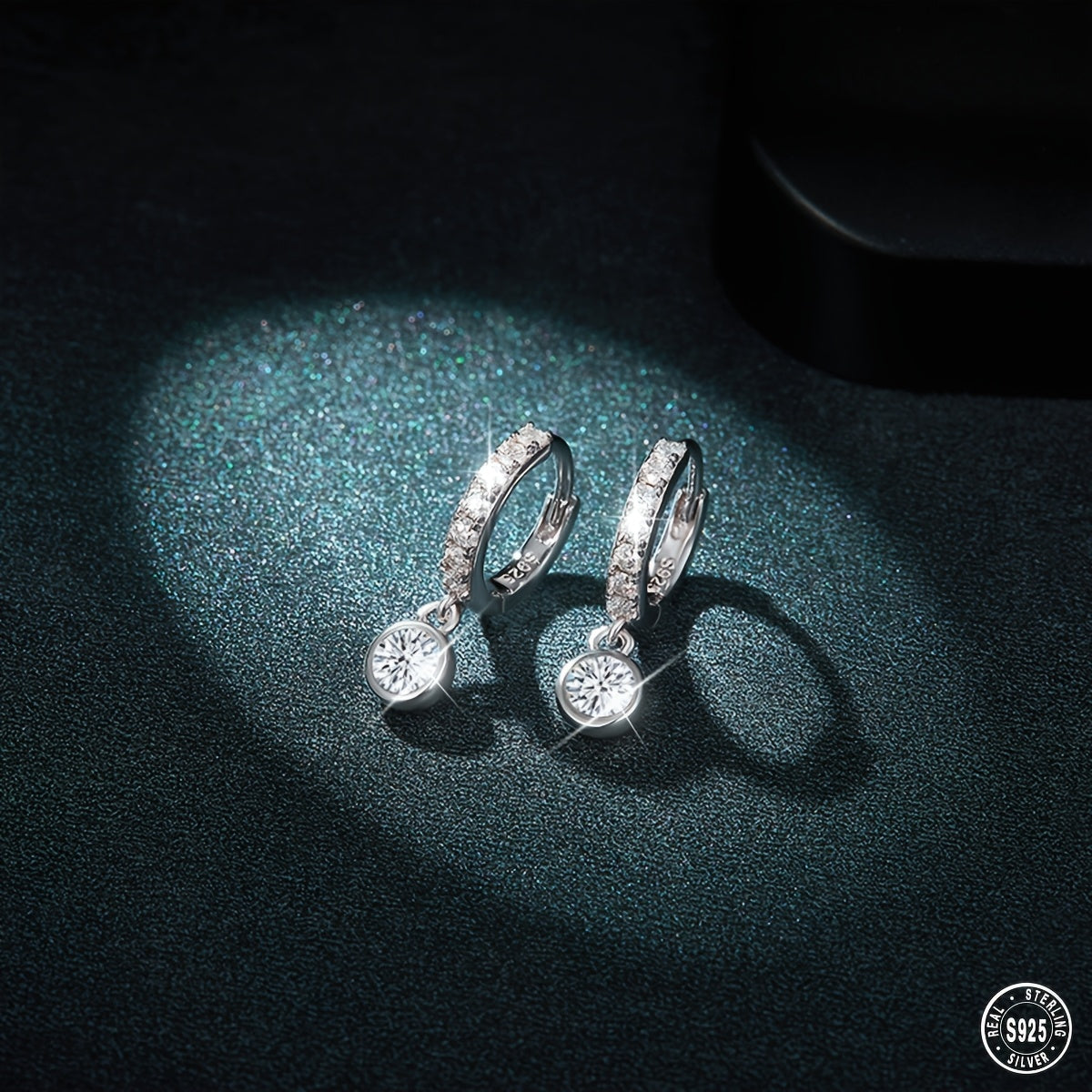 Simple Small Bubble 3.5mm Round Moissanite 925 Sterling Silver Earrings, Not Prone To Allergies, The First Choice For Gifts